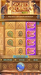 Secrets of Cleopatra · Panduan Mekanisme Infinity Reels dan Taruhan Multiplier Secrets of Cleopatra
